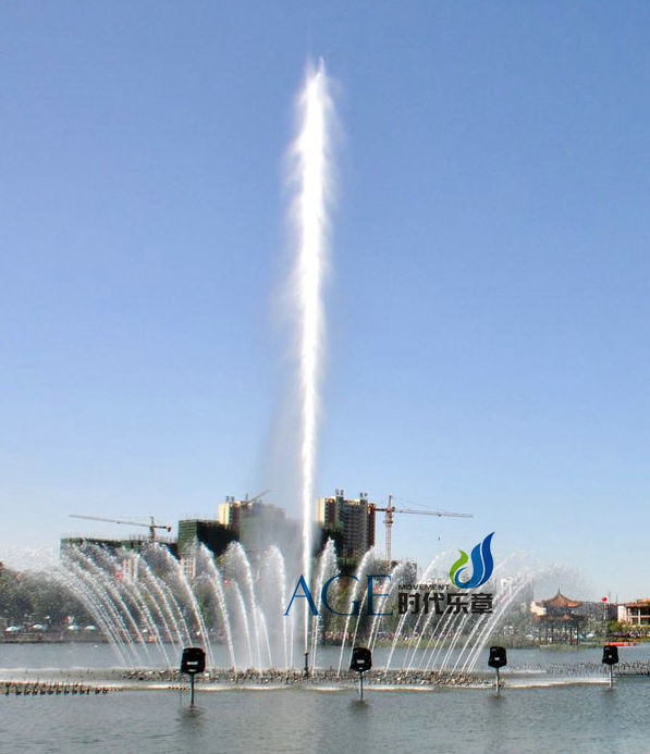 人工湖音樂(lè)噴泉